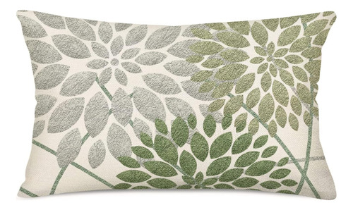 Fukeen Dahlia Fundas De Almohada Florales De 12.0 X 20.0 In,