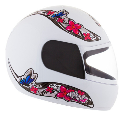 Capacete Feminino Liberty 4 Girls Pro Tork Tamanho Do Capacete 58 Cor Branco