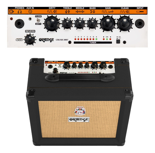 Amplificador Guitarra Orange Crush 20-rt + Rocker Music