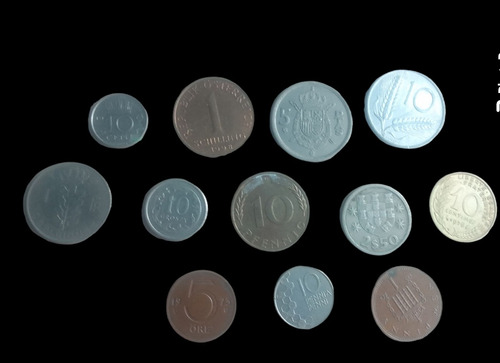 Monedas Europa 12 Países Diferentes 