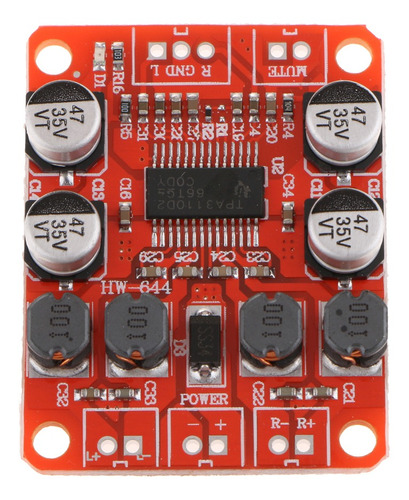 Tpa3110 Tarjeta De Amplificador De Potencia De Audio