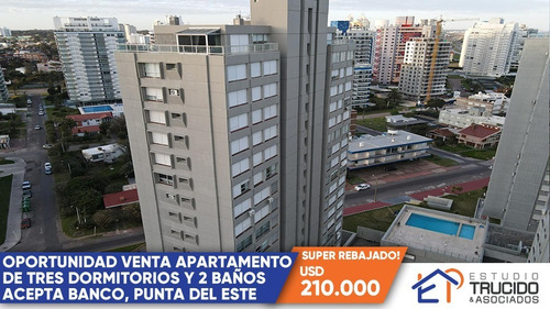 Imagen 1 de 14 de Venta Apartamento Punta Del Este Piso 16 A Metros De Playa