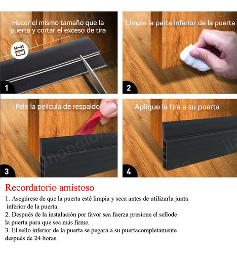 Guardapolvo Y Protector For Puerta De 6 Metros, Tira De Sellado De Ventana De Silicona, Polvo Atrapo Para Puerta 3 Capas Con Bloqueo De Ruido/Viento/Insectos Nergo