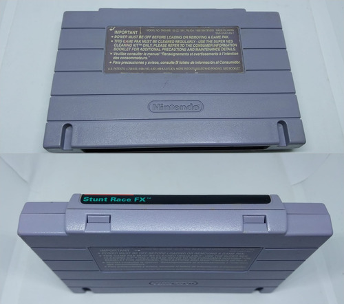 Stunt Race Fx Sns-cq-usa Snes Caja Manual Juego (Usado)