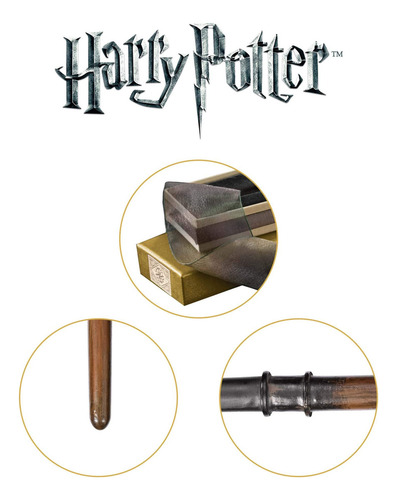 The Noble Collection Draco Malfoy's Varita Con Caja De Varita De Ollivander