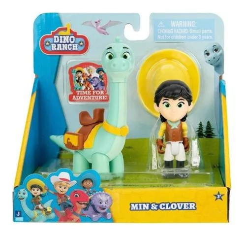 Dino Ranch Set X2 Figuras 8 Cm Min Y Clover 87130 Pg