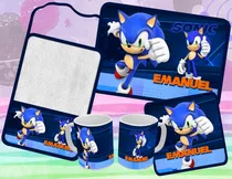 Comprar Set De Jardín Personalizado Taza, Mantel, Toalla, Servilleta Sonic