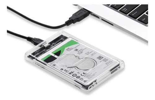 Carcasa Adaptador Sata Para Disco 2.5 Hdd/ssd A Usb-3.0