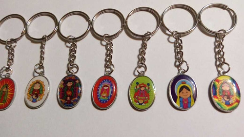 Encintados Set De 24 Llaveritos Virgencita 