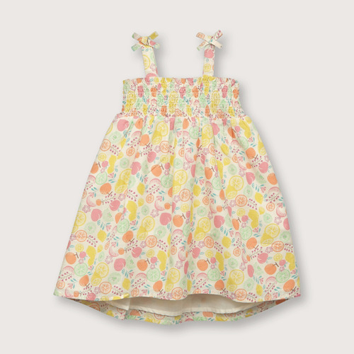 Vestido Niña Amarillo (6 Meses A 4 Años)