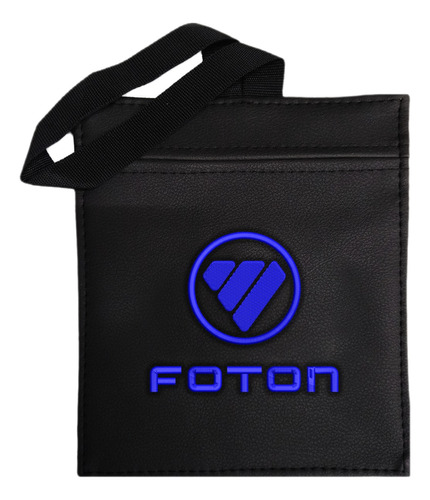 Bolsa De Basura Para Vehículo Foton Logo Y Palabra Azul