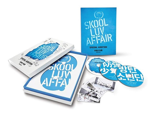 Bts Skool Luv Affair Special Addition Cd + 2 Dvd + Libro Imp