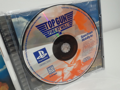 Top Gun Fire At Will Original Playstation1 Ps1. (Usado)