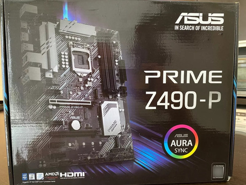 Asus Prime Z490 P (usado) Negro (Usado)
