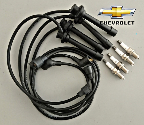 Combo Cables Y Bujías Chevrolet Swift 1.6 Steem