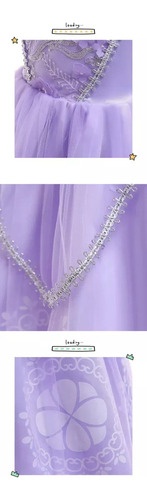 A Vestido De Princesa Sofía For Cosplay Con Accesorioscomple