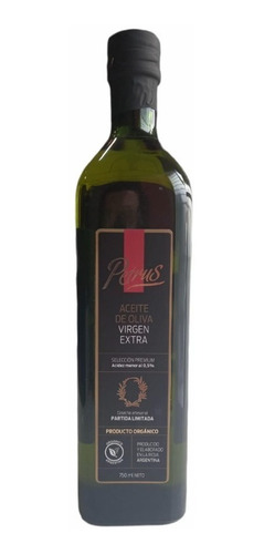 Aceite De Oliva Orgánico Petrus 750 Ml 