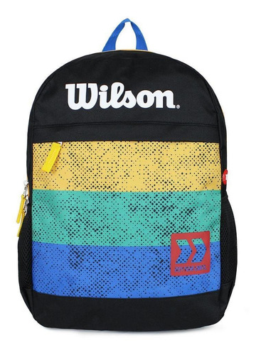 Mochila Trino Negro Multicolor Wilson