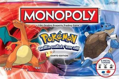 Monopoly Pokemon Kanto Edition Juego De Mesa Nintendo Nuevo