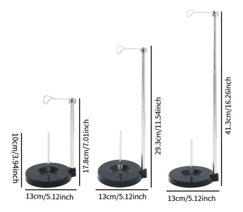 Soporte De Carrete De Hilo Único Ajustable Para Máquina De