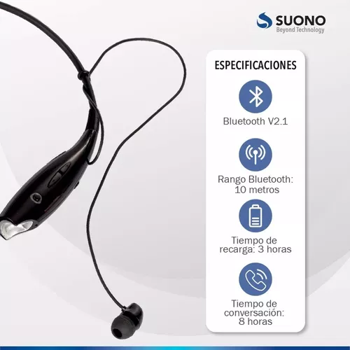 Auricular Deportivo Bluetooth Mic Manos Libres Inalámbrico