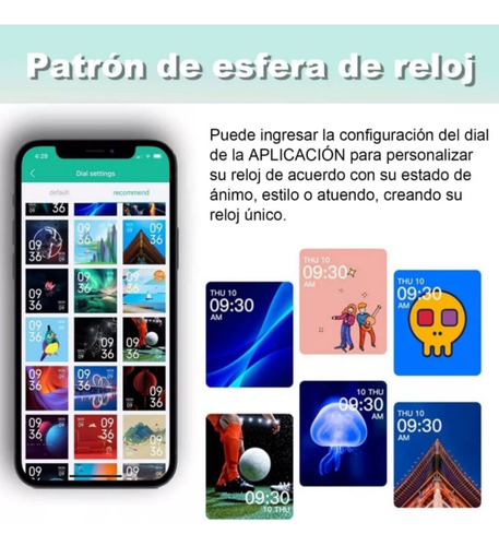Reloj Inteligente Bluetooth Resistente Al Agua Ji
