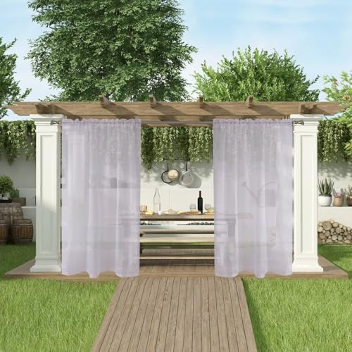 Cortinas Transparentes Para Exteriores Impermeables Spacedre