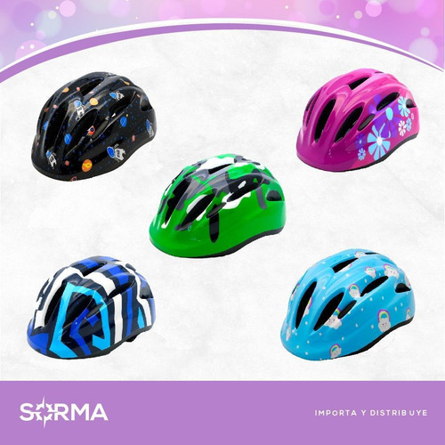 Imagen 9 de 10 de Casco Bicicleta Proteccion Skate Monopatin Niños Niñas