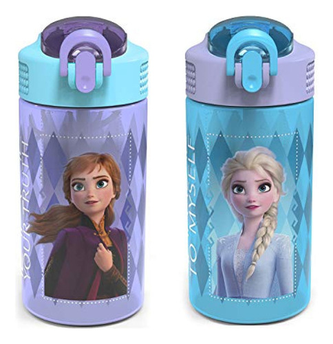 Mamaderas Zak Designs Disney Frozen - Juego De 2 Botellas De