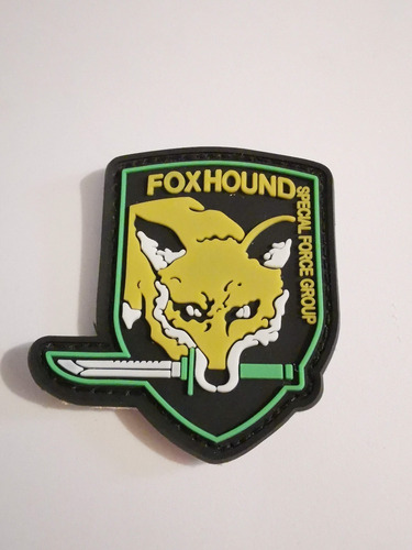 Parche Pvc Abrojo Tactico Militar Fox Hound Tasks Forces