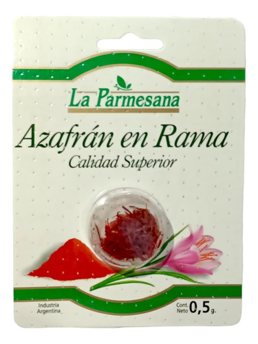 Azafran En Rama Calidad Superior X0,5 Gr - La Parmesana 