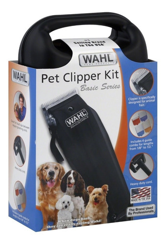 Maquina Corta Pelo Rasuradora De Perro Mascotas Wahl Calidad Casera Negra