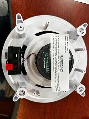 Pyle Par De 6.5 Bluetooth Montaje Empotrado En Pared Sistem