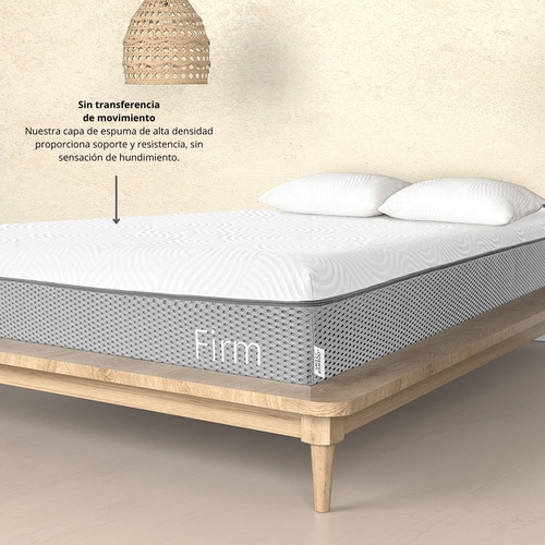 Colchón Smart Firme King Smart Bamboo Certificado Blanco
