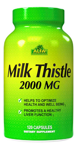 Cardo Mariano 2000mg Milk Thistle Alfa Vitamins