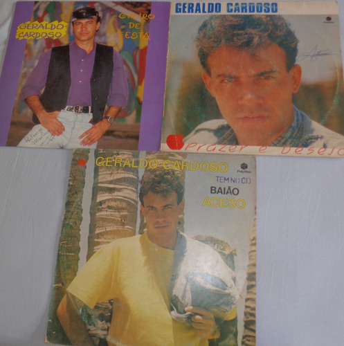 3 Lps Geraldo Cardoso, Forró - Alagoas