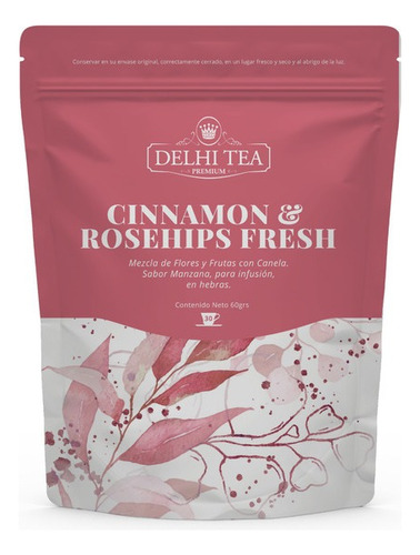 Té Hebras Delhi Tea Premium Cinnamon & Rosehips Fresh