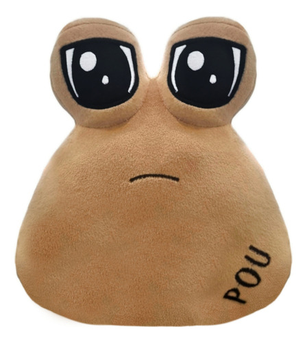 Peluche Muñeco Pou Triste - Plush Bordados, Calidad Imp 22cm