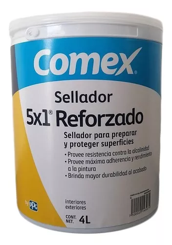 Sellador 5x1 Reforzado Comex, 4 Litros | Envío gratis