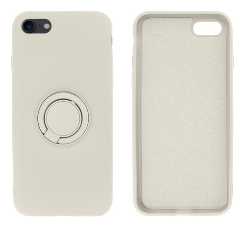 Capa Pop Finger Apoio Dedo Compatível Com iPhone 7 E 8 Cor Branco Antigo