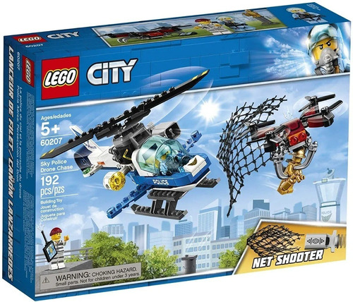 Lego City 60207 Policía Aérea: A La Caza Del Dron