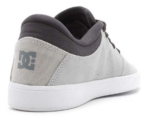 Tênis Dc Couro Masculino Crisis La Cinza Skate Frete Grátis