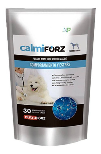 Nutraforz Calmiforz Canino Antiestres 30 Tab