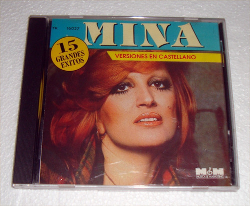 Mina 15 Grandes Exitos En Castellano Cd Argentino Kktus