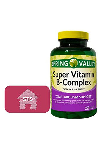 Valle De Primavera - Super Vitamina B-complejo, Apoyo 15xwh