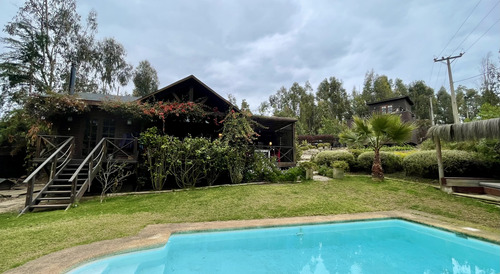Preciosa Casa Rústica En Condominio, Maitencillo Sur.