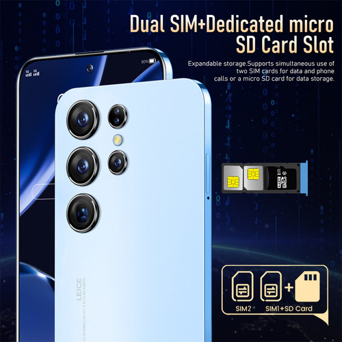 2024 Celular S23 Ultra Smartphone 6.8 Pulgadas 8gb+256gb Cellphone La Versión Global Del Teléfono Inteligente Admite Dos Tarjetas Sim