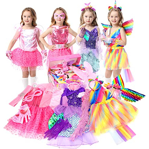 Hapitch Vestidos De Princesa Para Niñas De 3 A 6 Años