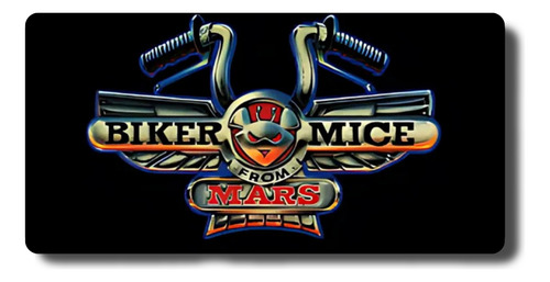 Mouse Pad Gamer Xxl Gran Diseño Biker Mice From Mars 80x40cm