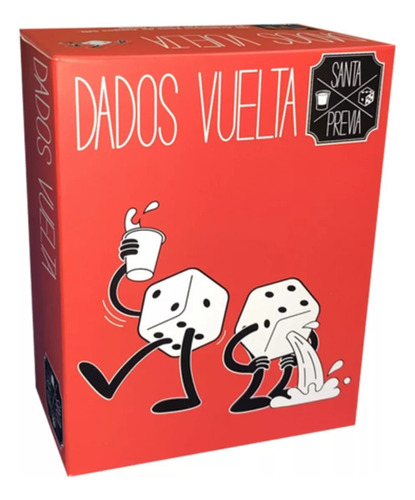 Juego De Mesa Dados Vuelta Santa Previa Casa Valente